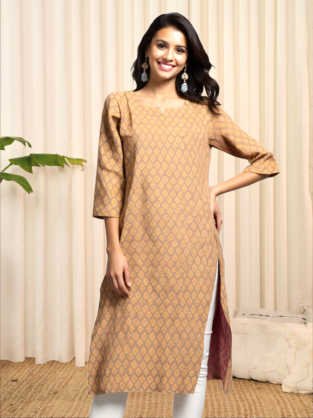 Picture of Elegant Ethnic Charm Straight Kurta